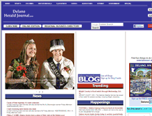 Tablet Screenshot of delanoheraldjournal.com